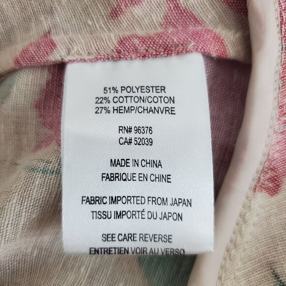 Samuel Dong Womens Pink Floral Ruffle Jacket Size S Zip Front Feminine Victorian - Picture 9 of 14